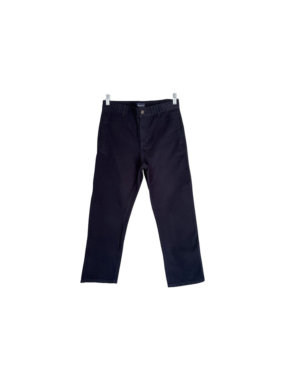 Childrens Place Pants Girls Size 10 Husky Blue Cotton Chino Straight Leg NWT